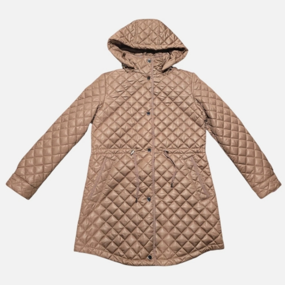 Kate Spade Women's Quilted Jacket Pale Rose Blush Size Small New